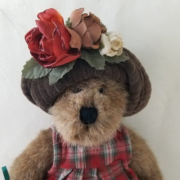 Boyds Bears Lizzie Wishkabibble #50002 Special Event Piece NWT‎ plaid dress hat - Picture 5 of 12